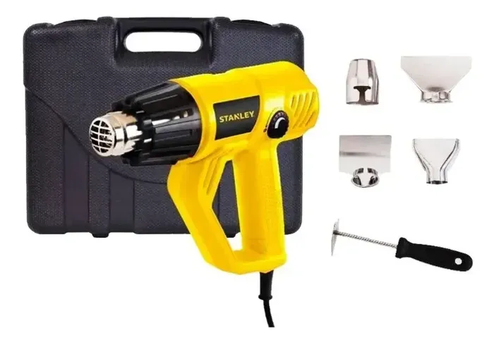Soprador Termico Prof 1800w Maleta Stxh2000k Stanley Profiss Cor Amarelo