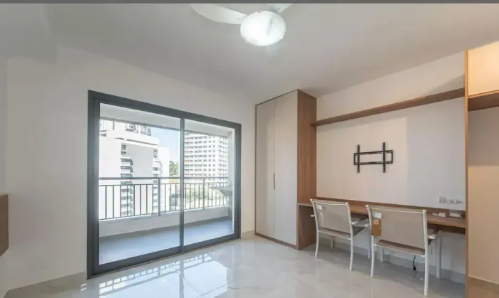 Studio mobiliado para locação no Butantã