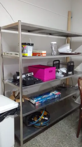estante de aluninio usada em bom estado