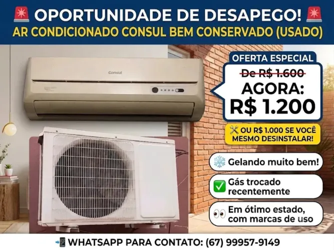 Ar condicionado consul Usado