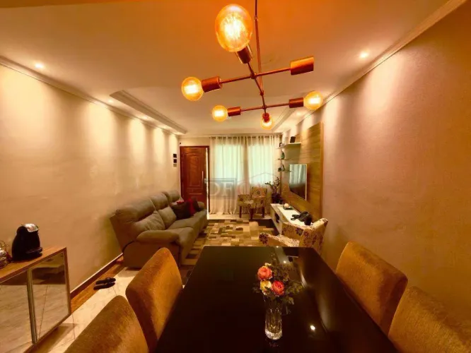 Sobrado com 2 dormitórios para alugar, 102 m² por R$ 4.500,00/mês - Guilhermina - São Paul