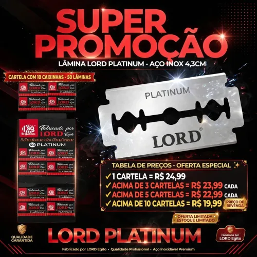 Lâmina lord do Egito original para barbearia e salão de beleza ..