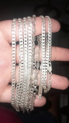 Cordão de prata com pulseira925