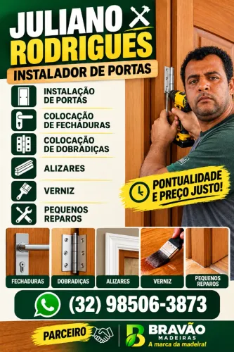 Está lação de  portas! Comprometimento e trabalho de excelência!!?