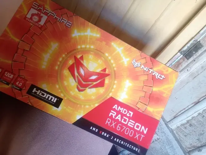 Placa de vídeo rx 6700xt nitro+
