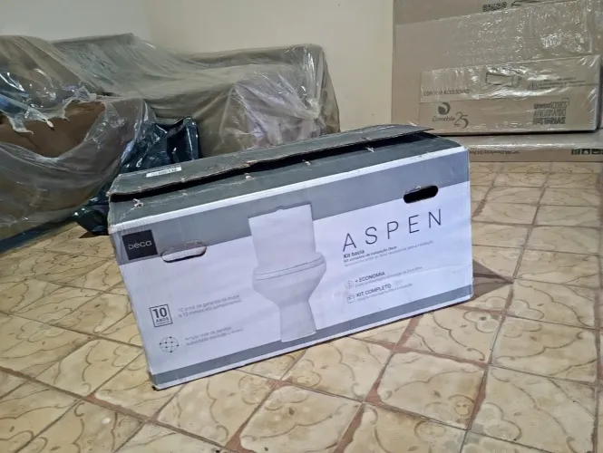 Aspen kit bacia vaso sanitário completo