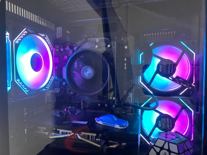 PC Gamer Ryzen 5 5500 + RX 580 8GB | 16GB RAM | SSD 480GB | Pronto para jogar