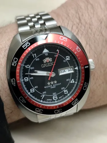 Orient Automático 3 Estrelas "Coke" F49SS016 Excelente Estado Completo