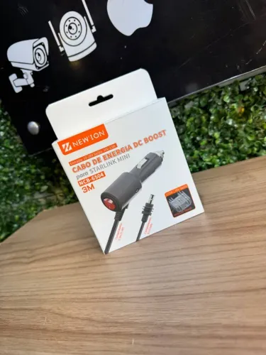 Cabo de Energia Veicular para Starlink Mini 3M NEW'ION - PRODUTO NOVO