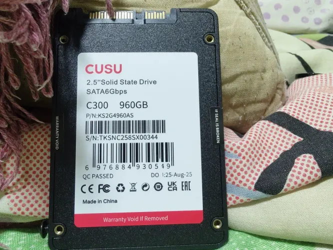 SSD CUSU 960 GB NOVÍSSIMO