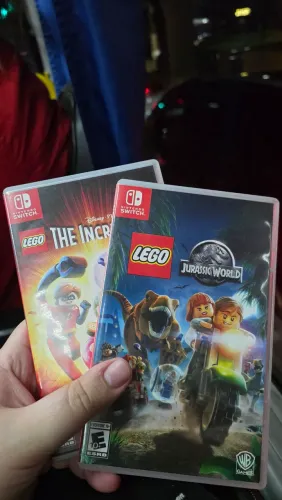 Lego os incriveis e jurassic world Switch