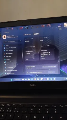 Notebook Dell com placa de vídeo, roda jogos!!