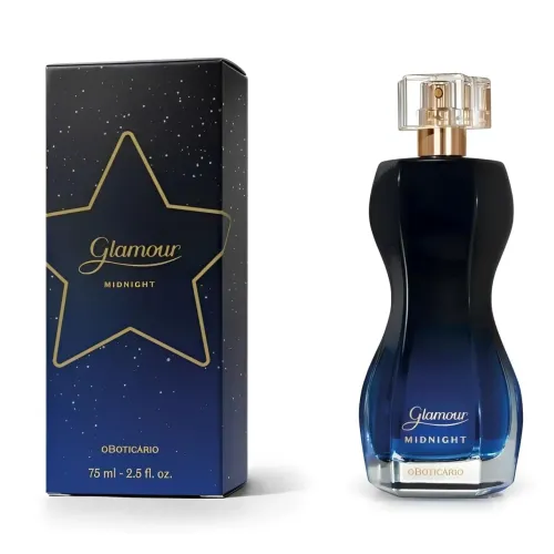 Glamour Midnight Desodorante Colônia 75ml da O Boticário Novo Lacrado