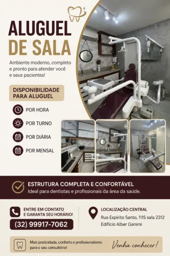 Aluga-se consultório odontológico 