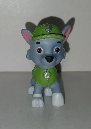 BONECO MINIATURA PATRULHA CANINA ROCKY ORIGINAL
