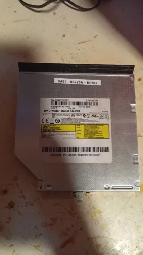 Gravador de DVD Samsung SN-208 para Notebook (SATA, 12,7 mm)