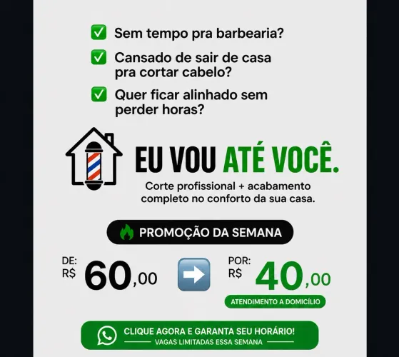 Corte de cabelo profissional 