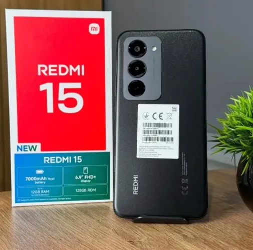 REDMI 15 4G 6RAM 128GB BLACK