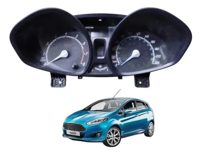 Painel Instrumentos Ford New Fiesta 2013 A 2017 Original Preto