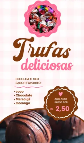 Trufas de chocolate