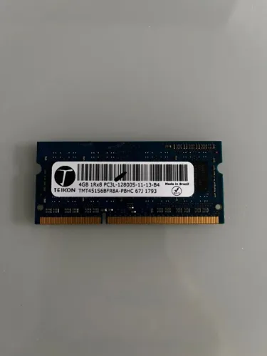 Memória RAM 4GB para Notebook DDR3L 1600MHz Teikon