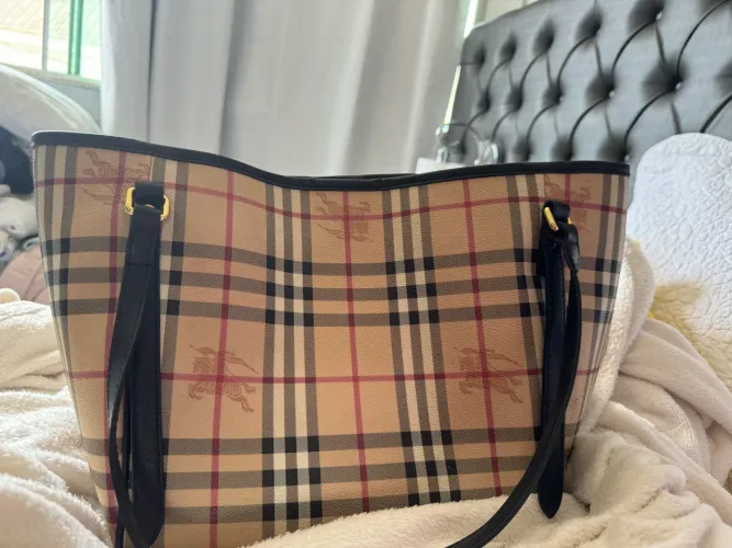 Burberry haymarket tote