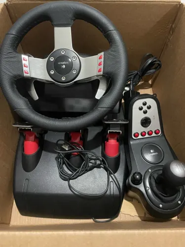 VOLANTE LOGITECH G27 + PEDAL + CÂMBIO