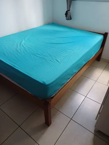 Cama de casal e colchão ortobom padrão 