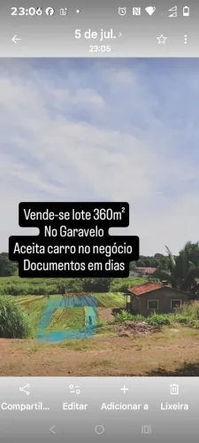 Lote Av Anchieta garavelo pista dupla com entrada e saída para o anel viário fácil acesso