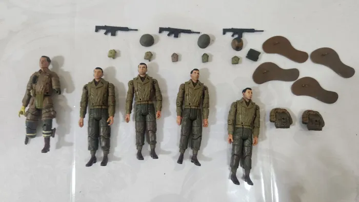 Boneco Militarely Toys 21 Century Soldados Americanos WWII Escala 1/18