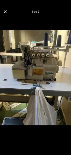Máquina overlok ponto cadeia