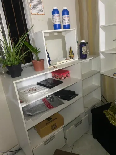 Balcão Expositor | Armário branco com gavetas - Excelente Estado | R$800,00 