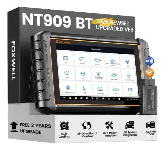 Scanner Automotivo Foxwell Nt-909 Bluetooth Português Br
