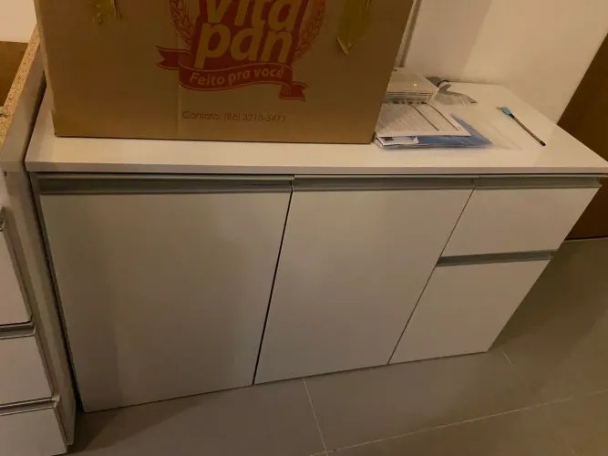 balcão organizador com tampo