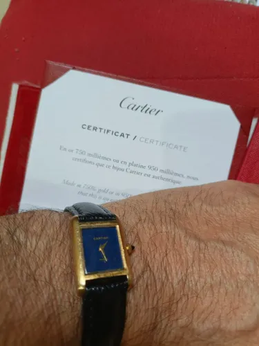 Relógio cartier antigo a corda funcionando perfeitamente