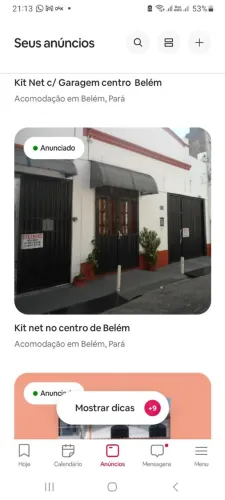 Kit net mobiliado no centro de Belem