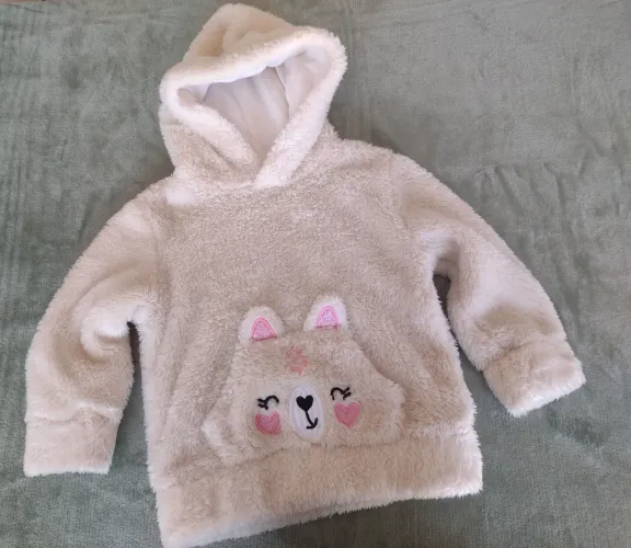 Blusa de frio infantil bebê menina grossa pelucia