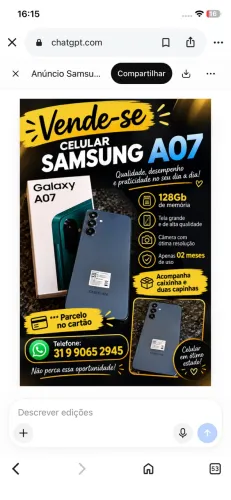 Celular Samsung A07