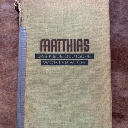 dicionário alemão antigo matthias das neue deutsche wörterbuch 1934 gótico