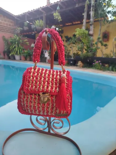 Bolsas , roupas e utensílios de crochê ?, feito a mão 