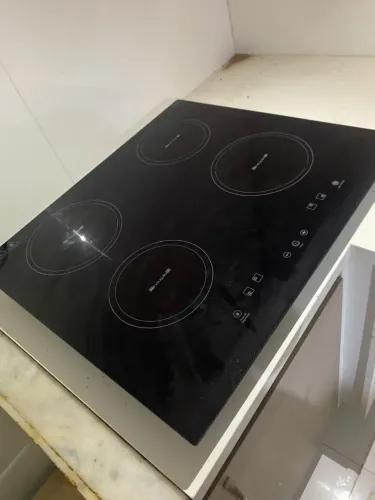 Cooktop Fischer 4 Bocas Elétrico Vitrocerâmico Touch Seminovo 220V