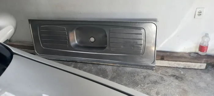 pia aluminio inox