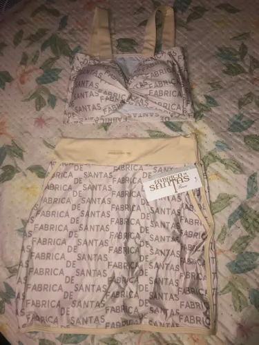 Conjunto de saia lá santa de fábrica