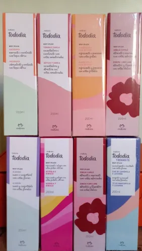 Body splash natura tododia 55,00 cada.