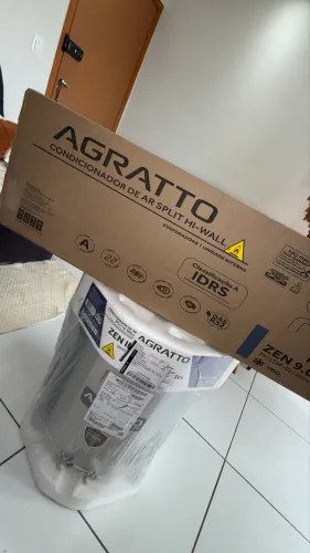 AR CONDICIONADO INVERTER AGRATTO 9MIL BTUS LACRADO! ACEITAMOS CARTOES 