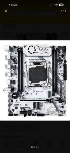 Placa mãe x99 branca
