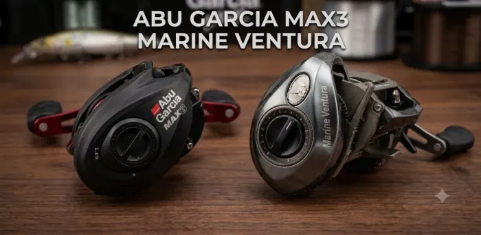 Kit 2 Carretilhas Abu Garcia Black Max + Marine Ventura Novas Original Promoção