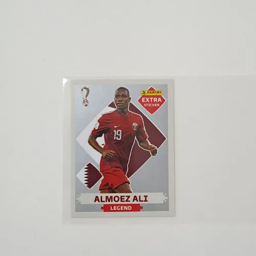 FIGURINHA EXTRA STICKER Almoez Ali PRATA