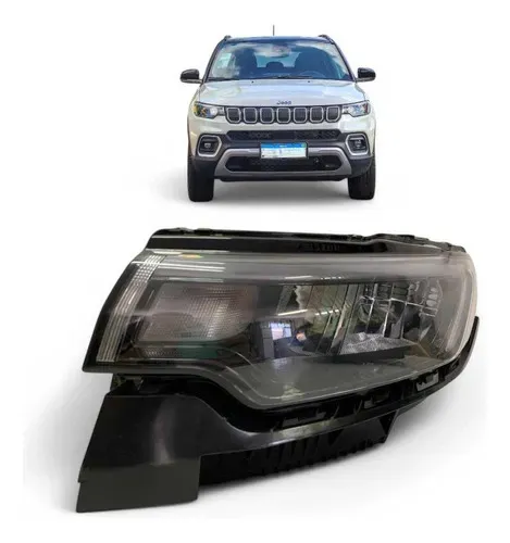 Farol Compass S/ Led Superior Simples Esquerdo 2022 A 2024 Esquerdo/motorista