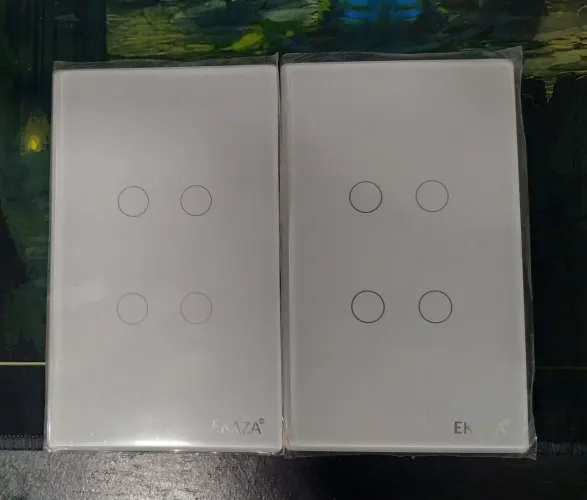Interruptores inteligentes Ekaza Wifi - 4 botões